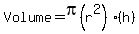 Volume=pi%28r%5E2%29%28h%29