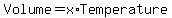 Volume+=+x%2ATemperature