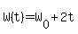 W%28t%29=W%5B0%5D%2B2t