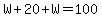 W%2B20%2BW=100