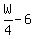 W%2F4+-+6