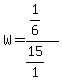 W=%281%2F6%29%2F%2815%2F1%29