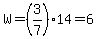 W=%283%2F7%2914=6