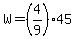 W=%284%2F9%2945