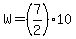 W=%287%2F2%2910