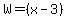 W=%28x-3%29