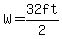 W=++32ft%2F2