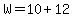 W=10%2B12