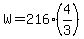 W=216%2A%284%2F3%29