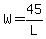 W=45%2FL