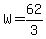 W=62%2F3