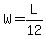 W=L%2F12