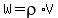 W=rho%2AV