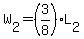 W%5B2%5D=%283%2F8%29L%5B2%5D