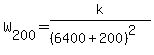 W%5B200%5D=k%2F%28%286400%2B200%29%5E2%29