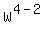W%5E%284-2%29