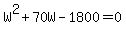 W%5E2%2B70W-1800=0