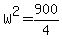 W%5E2=900%2F4