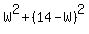 W%5E2+%2B+%2814-W%29%5E2