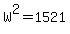 W%5E2+=+1521