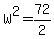 W%5E2+=+72%2F2