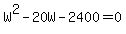 W%5E2-20W-2400+=+0