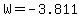 W+=+-3.811