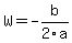 W+=+-b%2F2a
