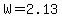 W+=+2.13