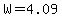W+=+4.09