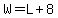 W+=+L%2B8