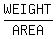 WEIGHT%2FAREA