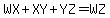 WX%2BXY%2BYZ=WZ