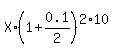 X%2A%281+%2B+0.1%2F2%29%5E%282%2A10%29