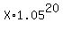 X%2A1.05%5E20