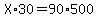 X%2A30=90%2A500