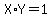 X%2AY=1