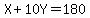 X%2B10Y=180
