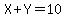 X%2BY=10