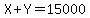 X%2BY=15000