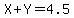 X%2BY=4.5