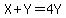 X%2BY=4Y