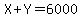X%2BY=6000