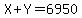 X%2BY=6950