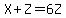 X%2BZ=6Z