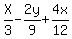 X%2F3-2y%2F9%2B4x%2F12
