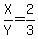 X%2FY=2%2F3