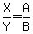 X%2FY+=+A%2FB