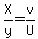 X%2Fy=v%2FU