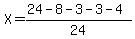 X=%2824-8-3-3-4%29%2F24